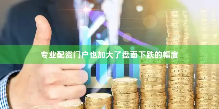 专业配资门户也加大了盘面下跌的幅度
